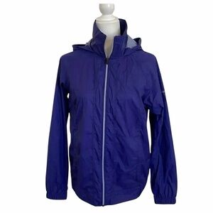 Columbia Women’s Rain Jacket/Windbreaker Full Zip Size S Purple